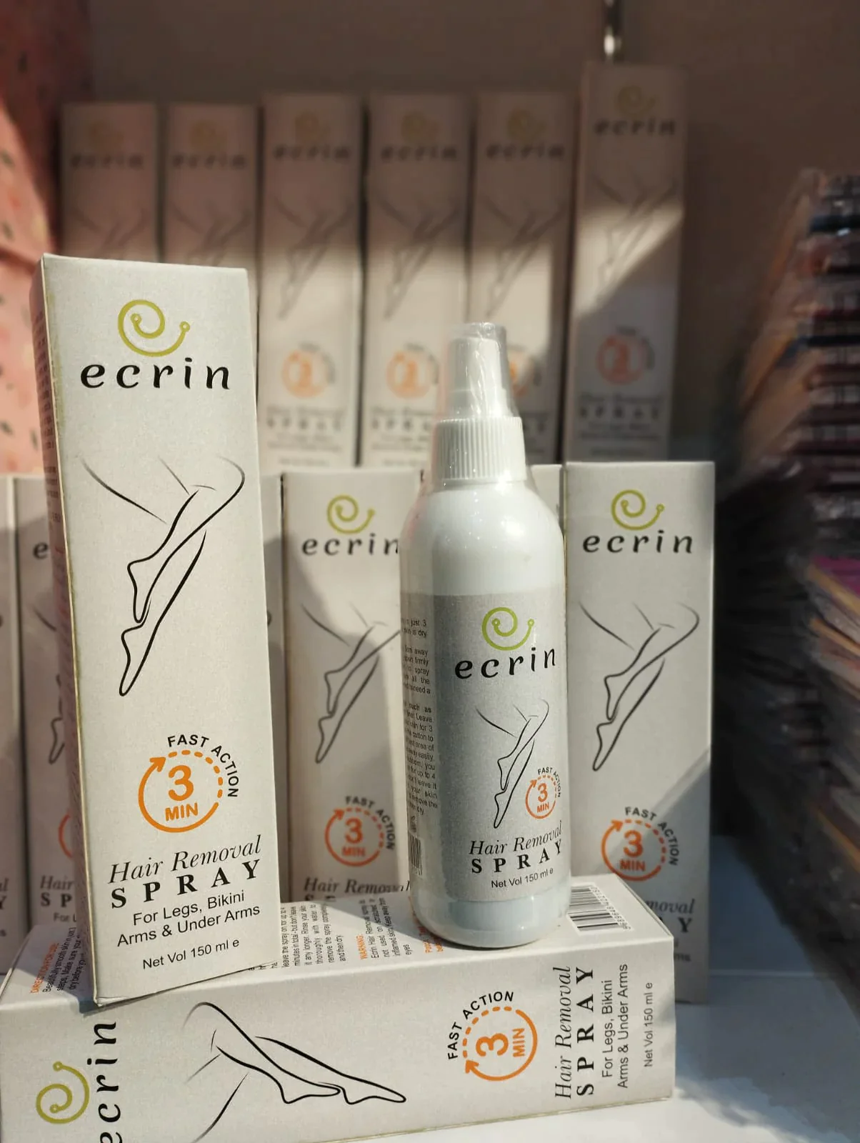 Ecrin Hair Removal Spray Silky Solutions for Effortless Beauty
