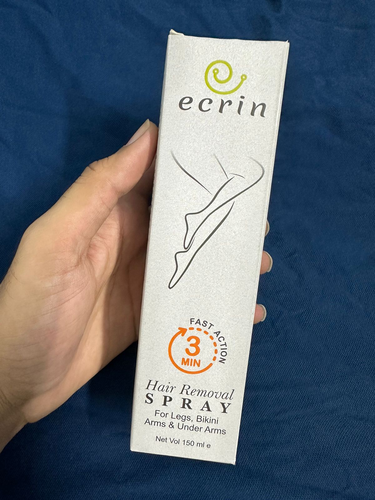Ecrin Hair Removal Spray Silky Solutions for Effortless Beauty